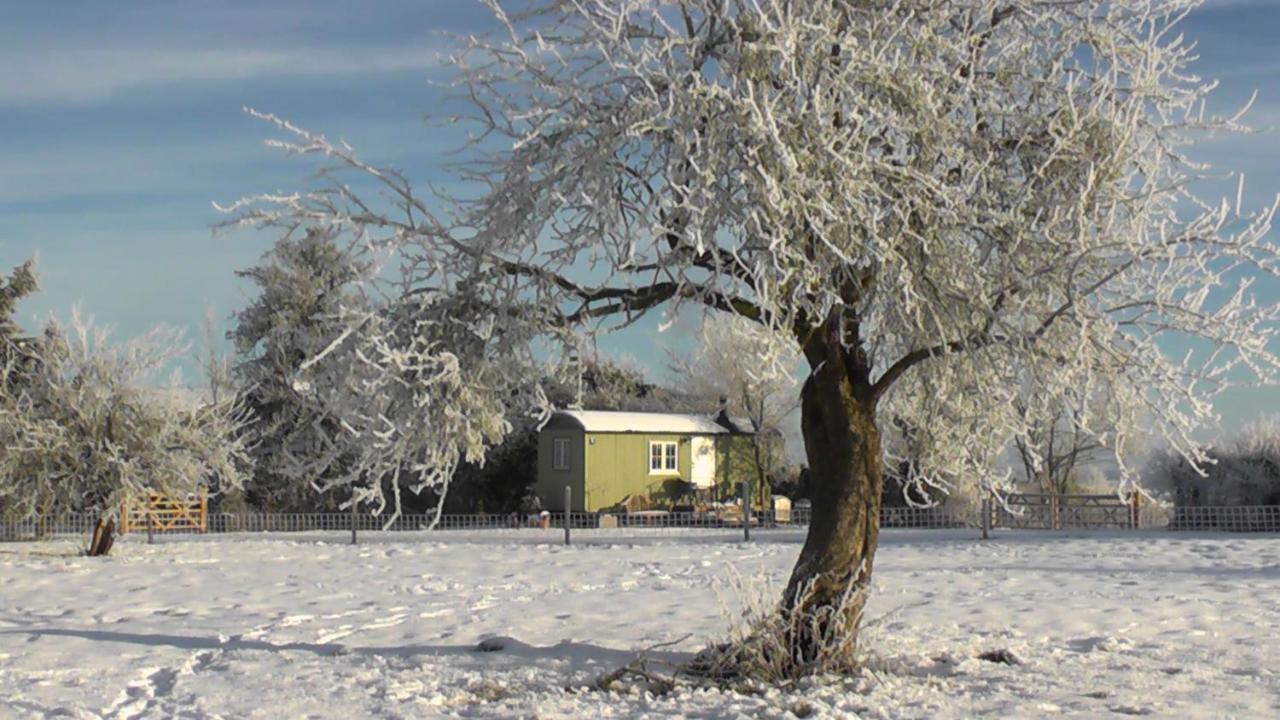 The Abberton Shepherds Hut Evesham Bagian luar foto